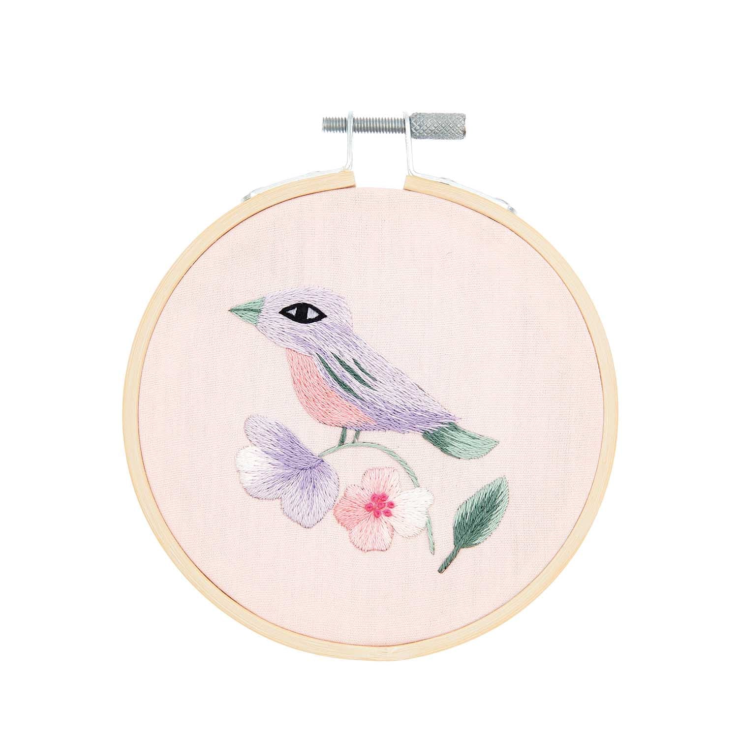 Rico Embroidery Kit, Traced, Bird
