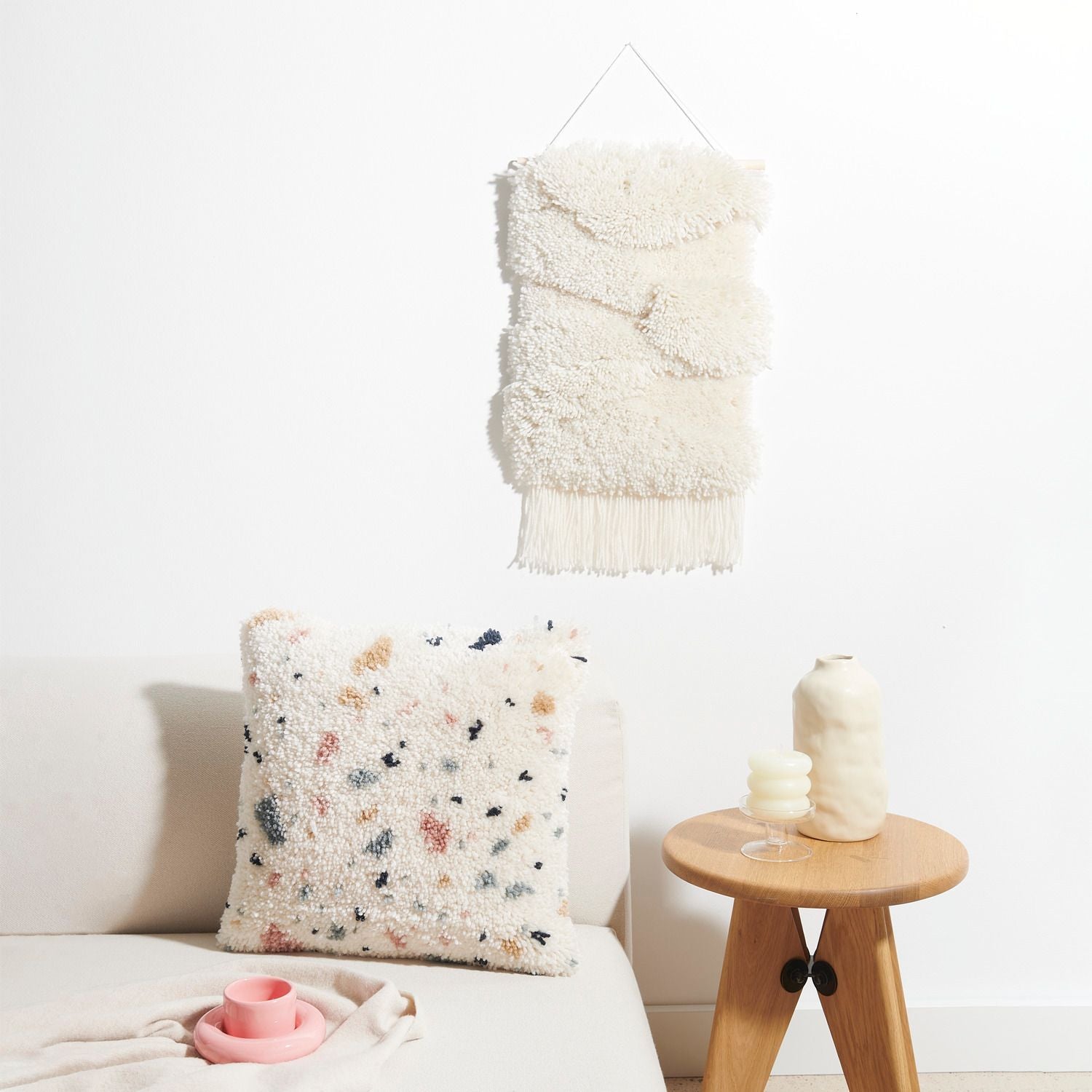 Rico Hooki Hooki Latch Hooking Kit, Wall Hanging 'White Landscape'