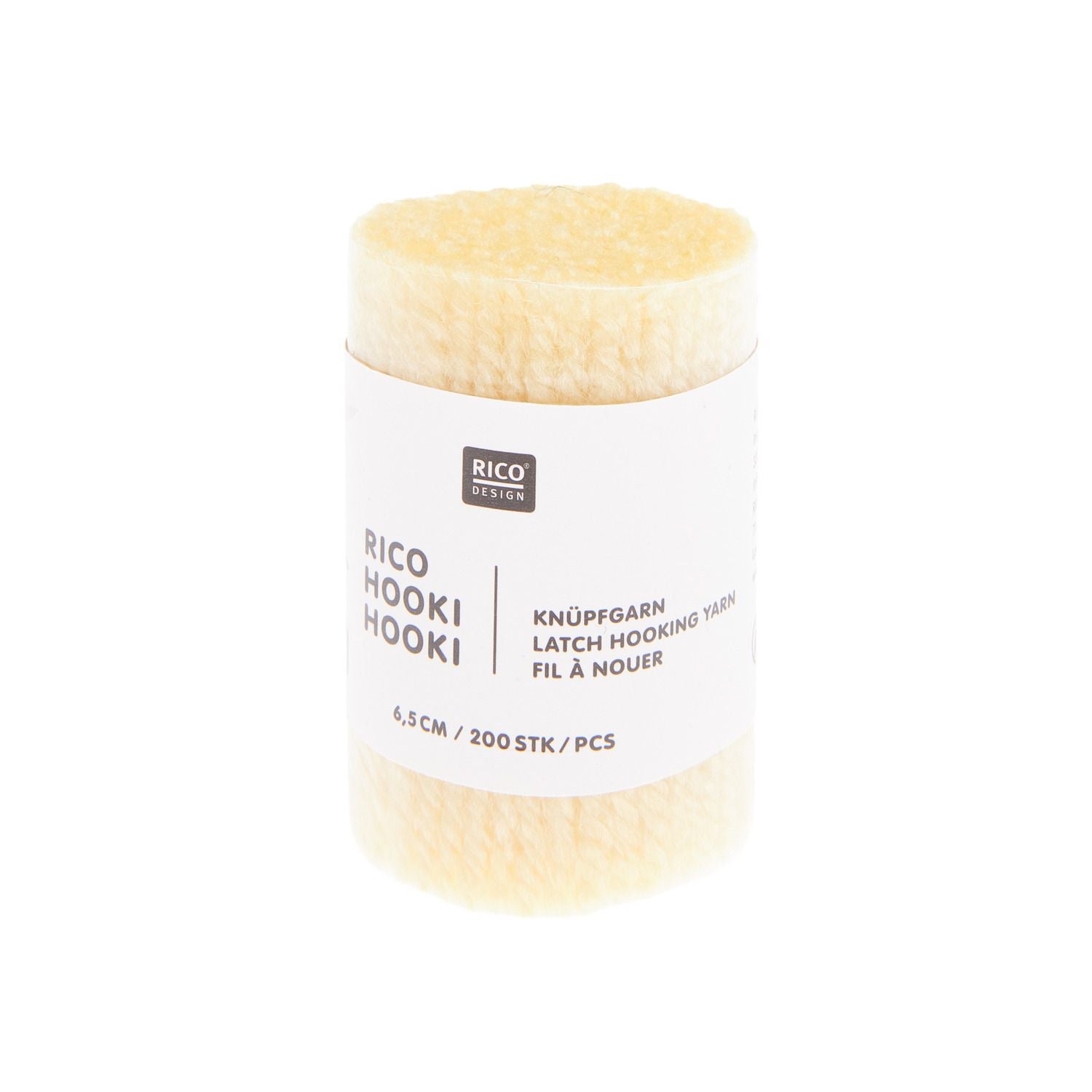 Rico Hooki Hooki - Latch Hooking Yarn - 6.5cm (Solid shades)