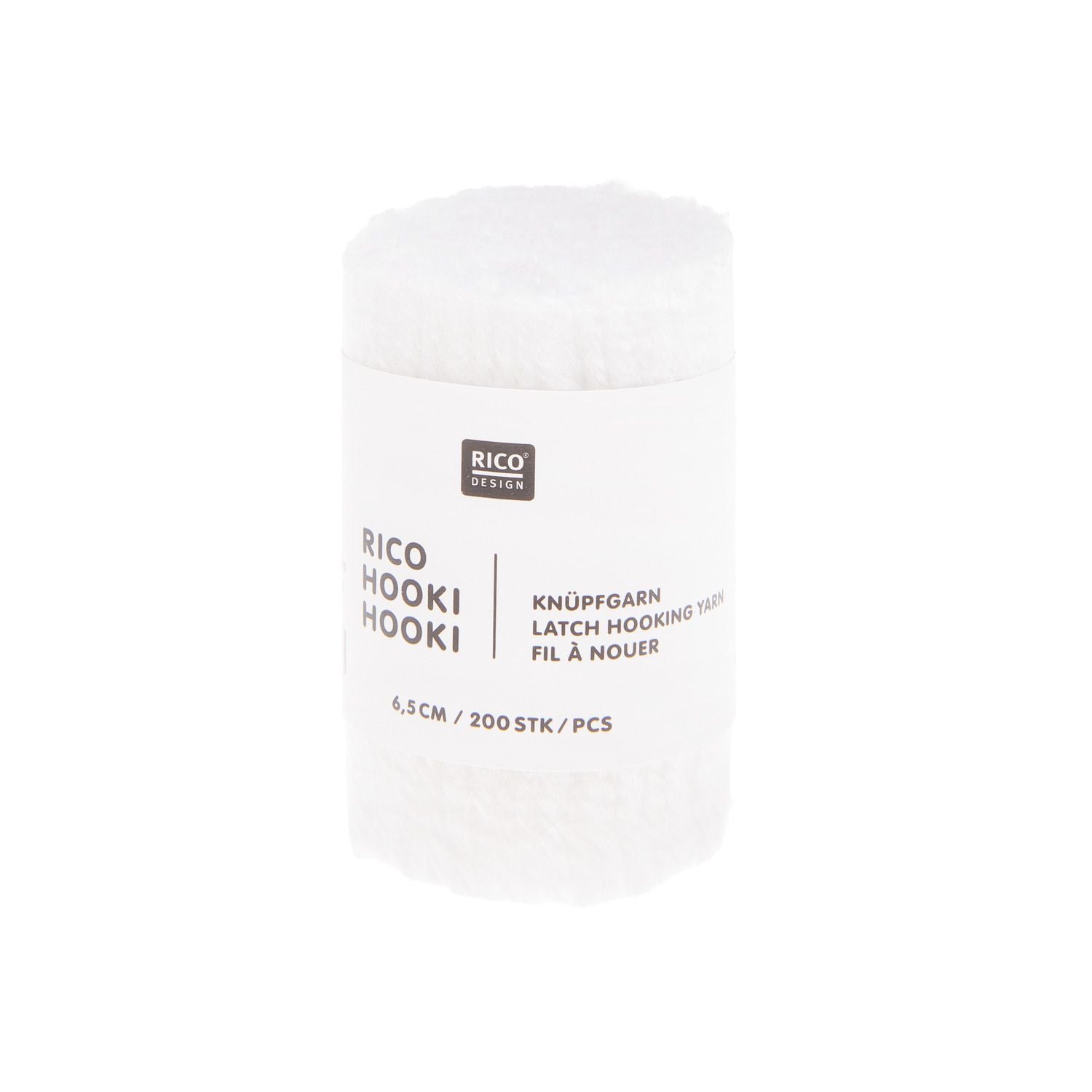 Rico Hooki Hooki - Latch Hooking Yarn - 6.5cm (Solid shades)