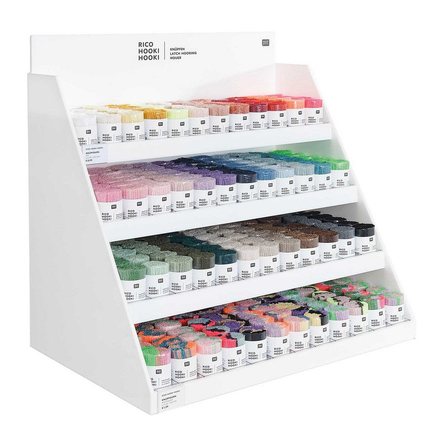 Rico Hooki Hooki - Latch Hooking Yarn - 6.5cm (Solid shades)