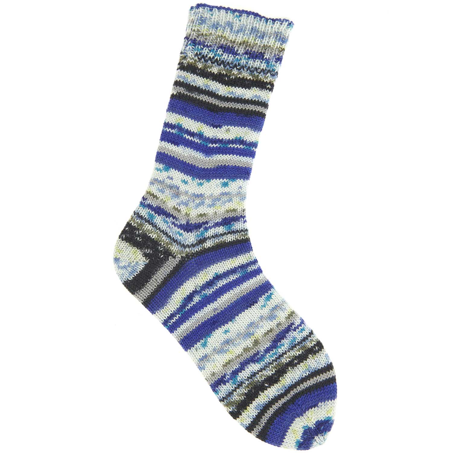 Rico Neon Fair Isle 4ply Sock Yarn