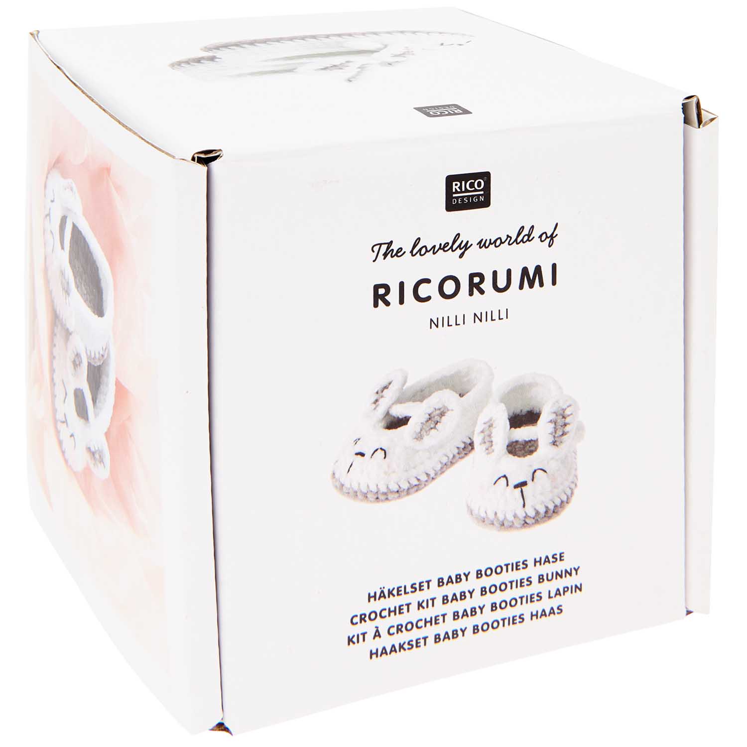 Rico Ricorumi Baby Booties Crochet Kit - Bunny