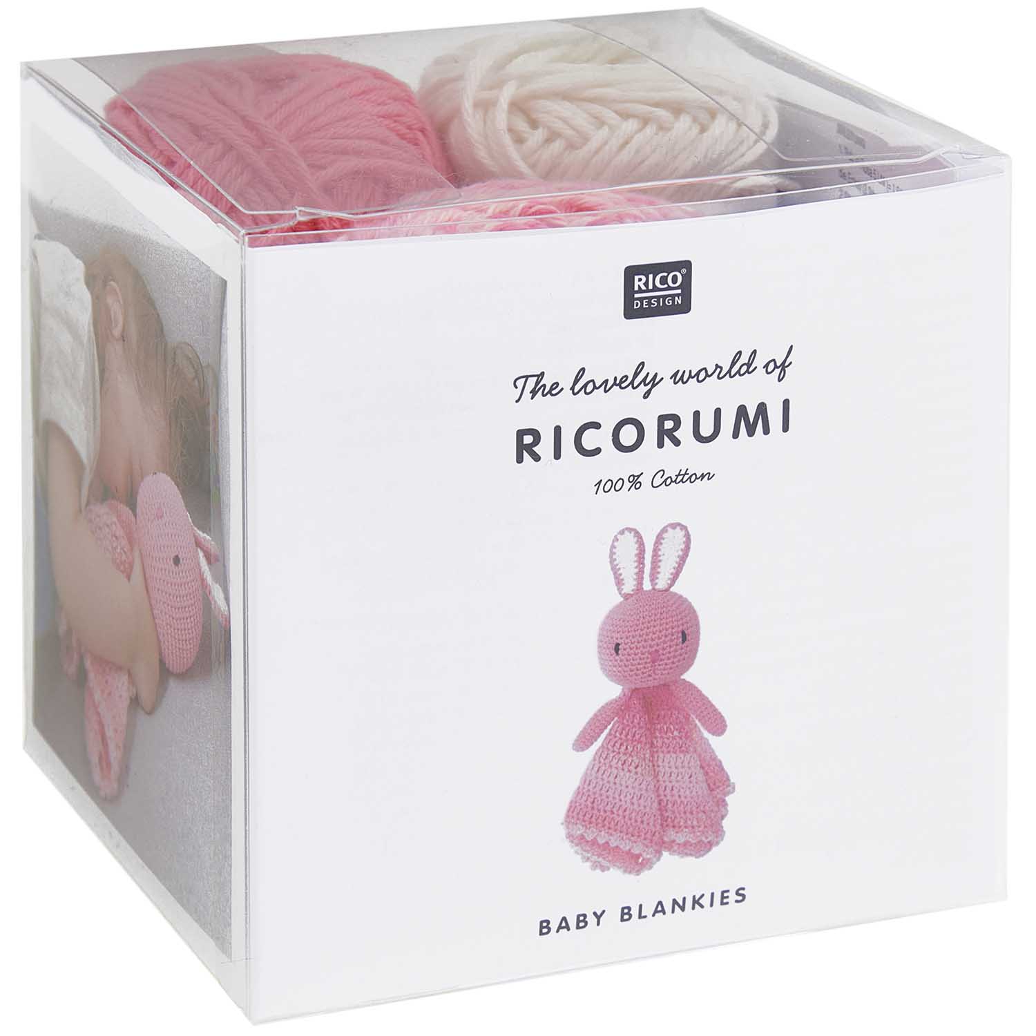 Ricorumi Crochet Kit Baby Blankie - Bunny