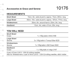 Stylecraft Pattern 10176 Accessories in Serene & Grace Aran