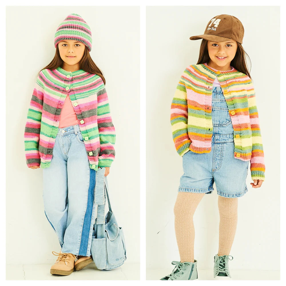 Stylecraft Pattern 10190 Cardigans in Merry Go Round DK