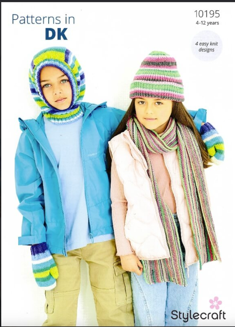 Stylecraft Pattern 10195 Children's Accessories in DK
