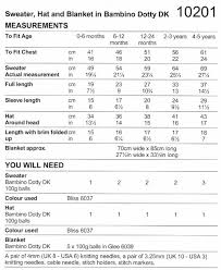 Stylecraft Pattern 10201 Hat & Cardigan in Bambino Dotty Baby DK