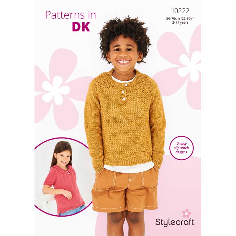 Stylecraft Pattern 10222 Children's Tops in DK