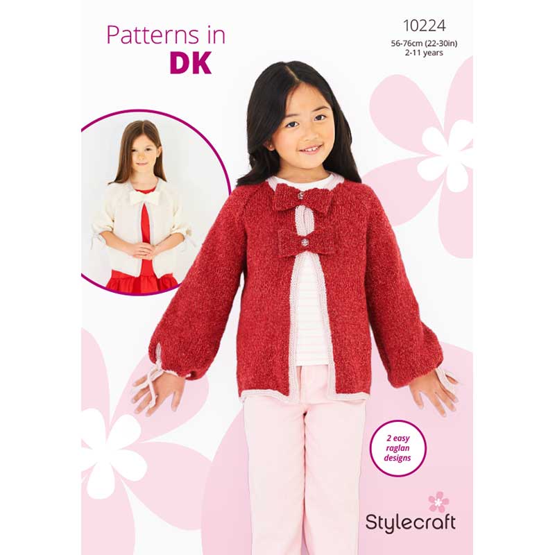 Stylecraft Pattern 10224 Girl's Cardigans in DK