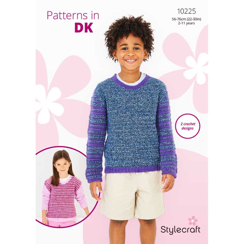 Stylecraft Pattern 10225 Children's Sweaters in DK