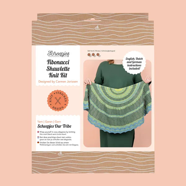 Scheepjes Fibonacci Shawlette Knit Kit