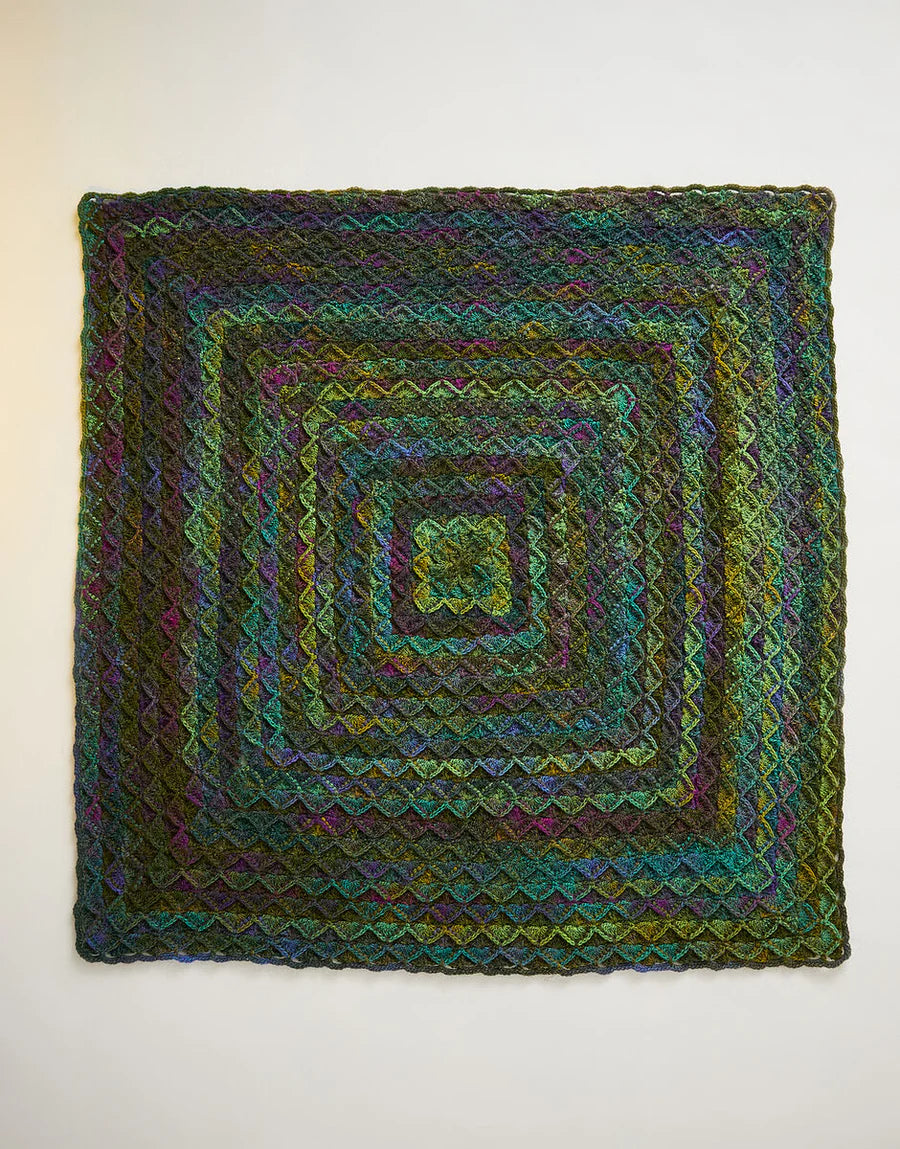 Sirdar Pattern 10724 Ornamentals Crochet Blanket in Jewelspun Aran