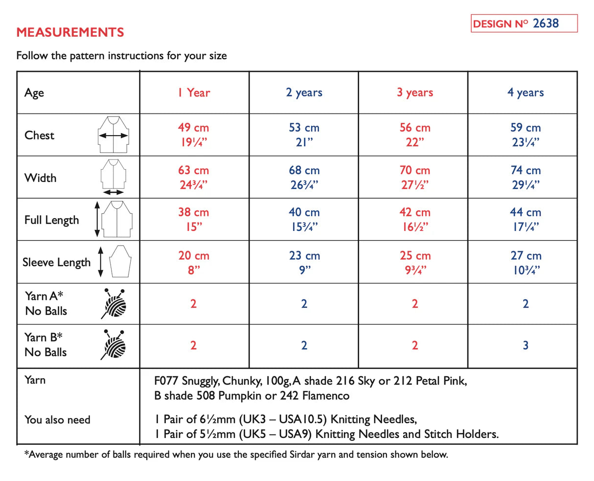Sirdar Pattern 2638 Takk Hat & Scarf in Snuggly Chunky