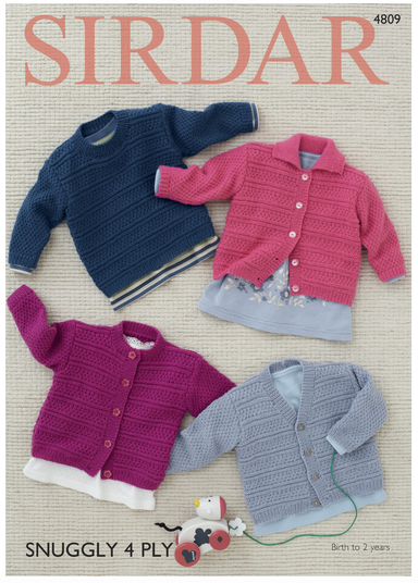 Sirdar Pattern 4809 Cardigans & Jumpers in DK