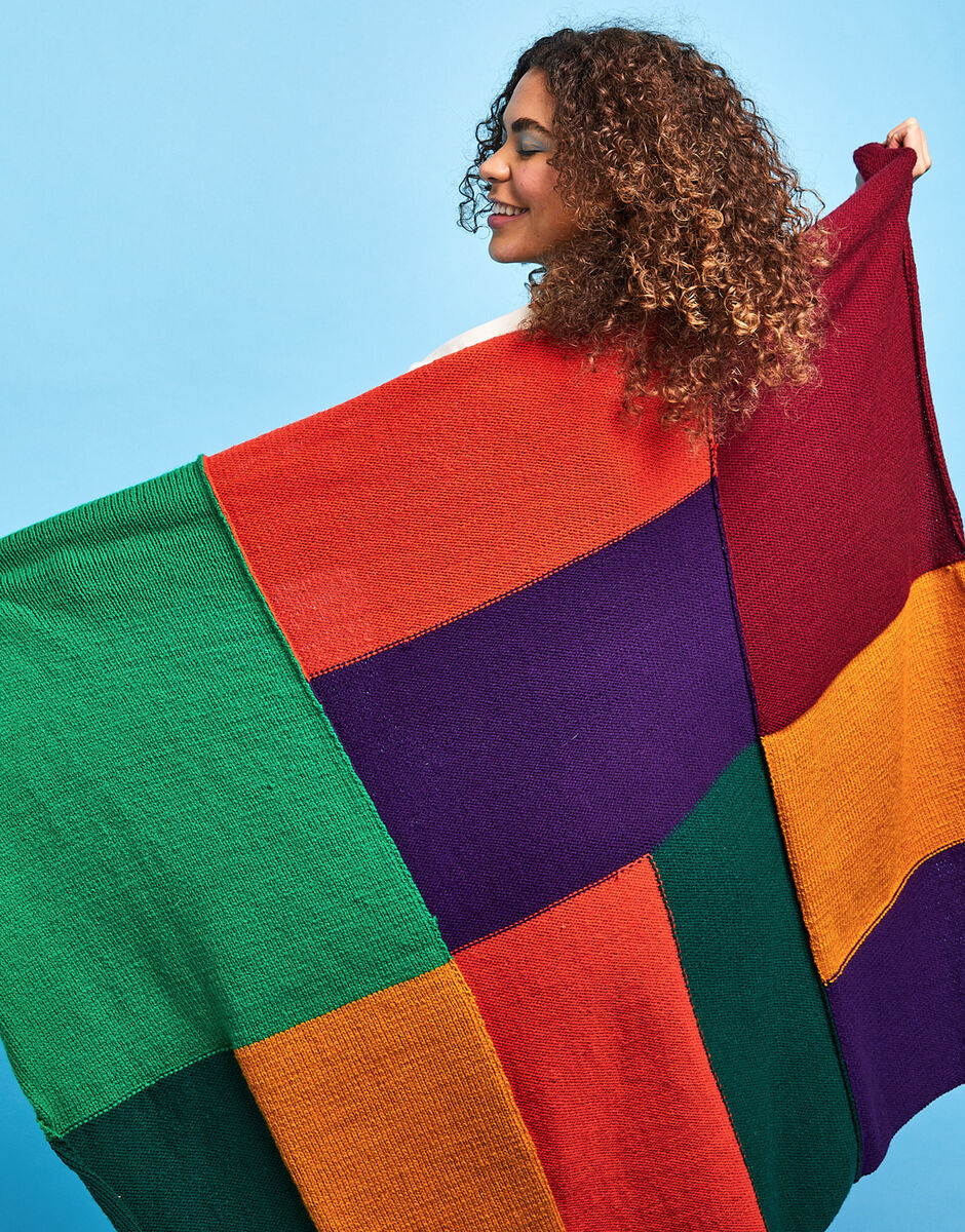 Sirdar 'Kith & Kin' Patchwork Blanket Knitting Kit