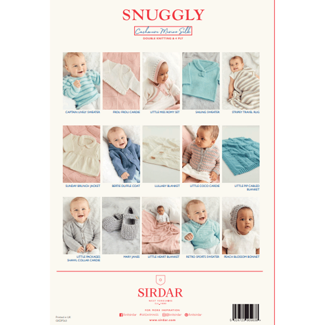 Sirdar Snuggly Favourites - Cashmere Merino & Silk DK & 4ply Book