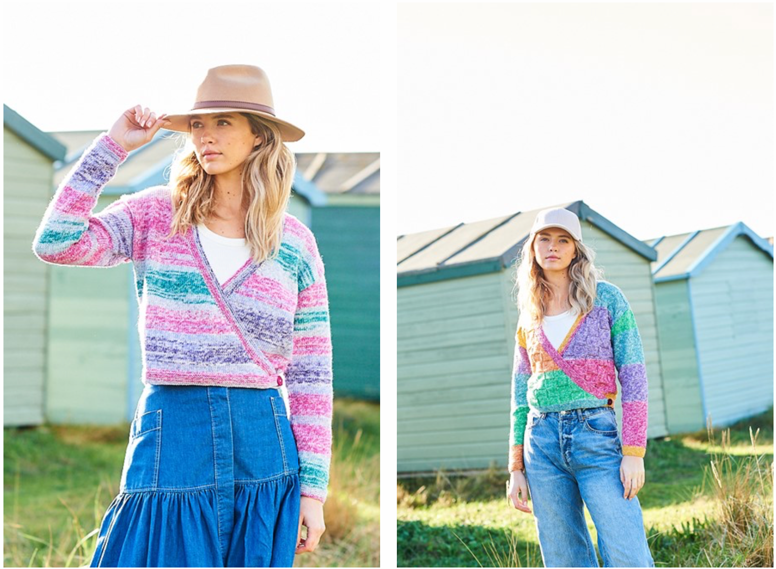 Stylecraft Pattern 10007 Ladies Cardigans in Batik Swirl