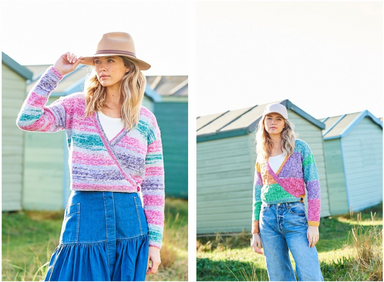 Stylecraft Pattern 10007 Ladies Cardigans in Batik Swirl