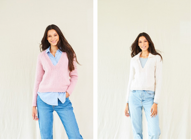 Stylecraft Pattern 10015 Ladies Jumpers in Grace Aran