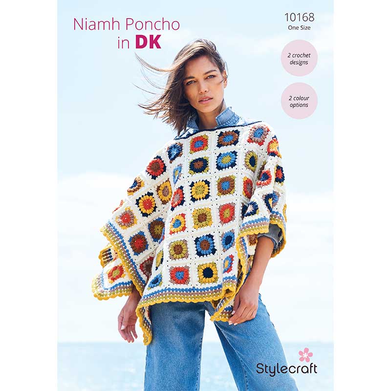 Stylecraft Pattern 10168 Festival Poncho MAL (Make Along) in Special DK
