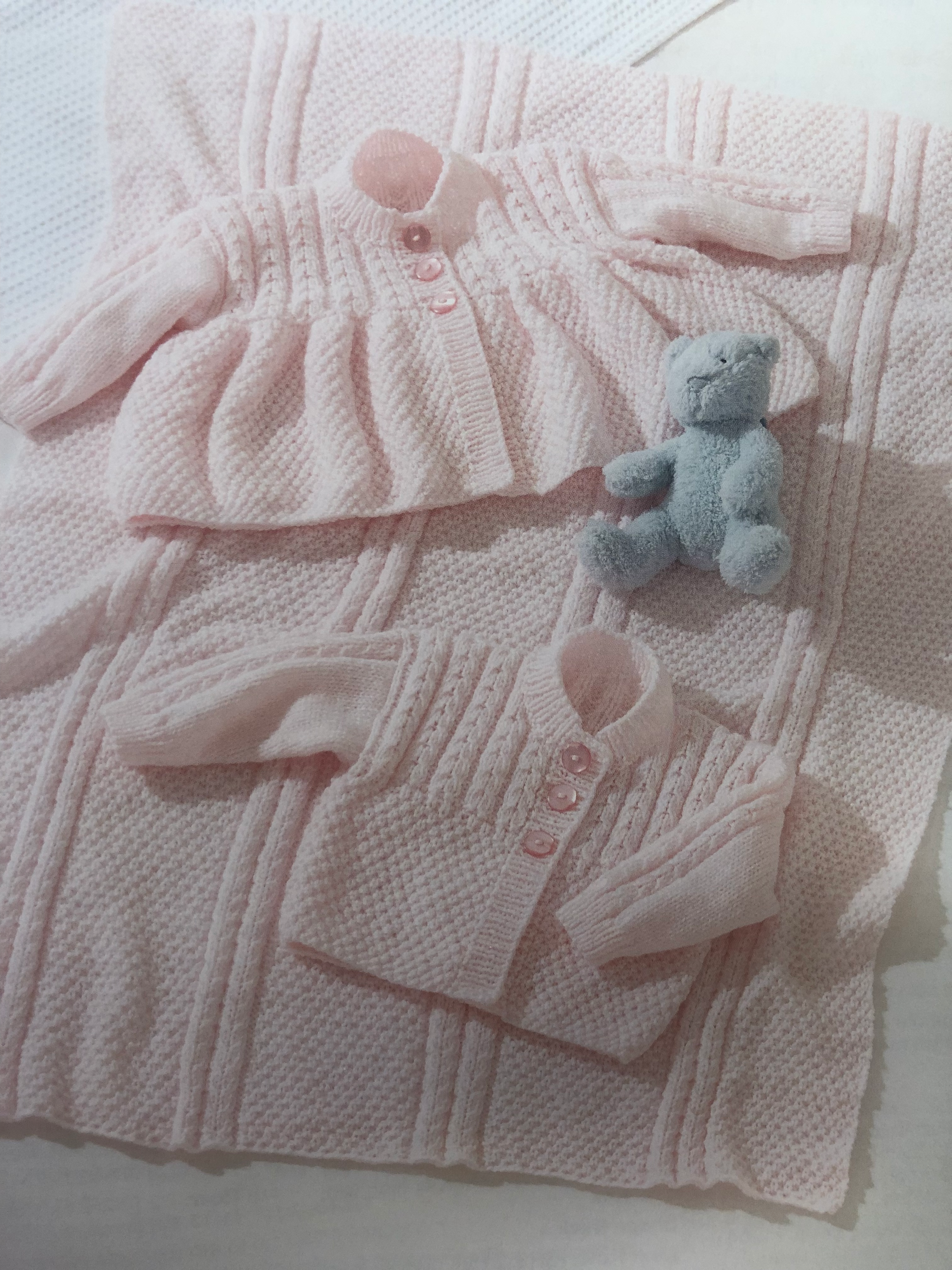 UKHKA Pattern 245 Baby Blanket, Jacket and Cardigan in DK