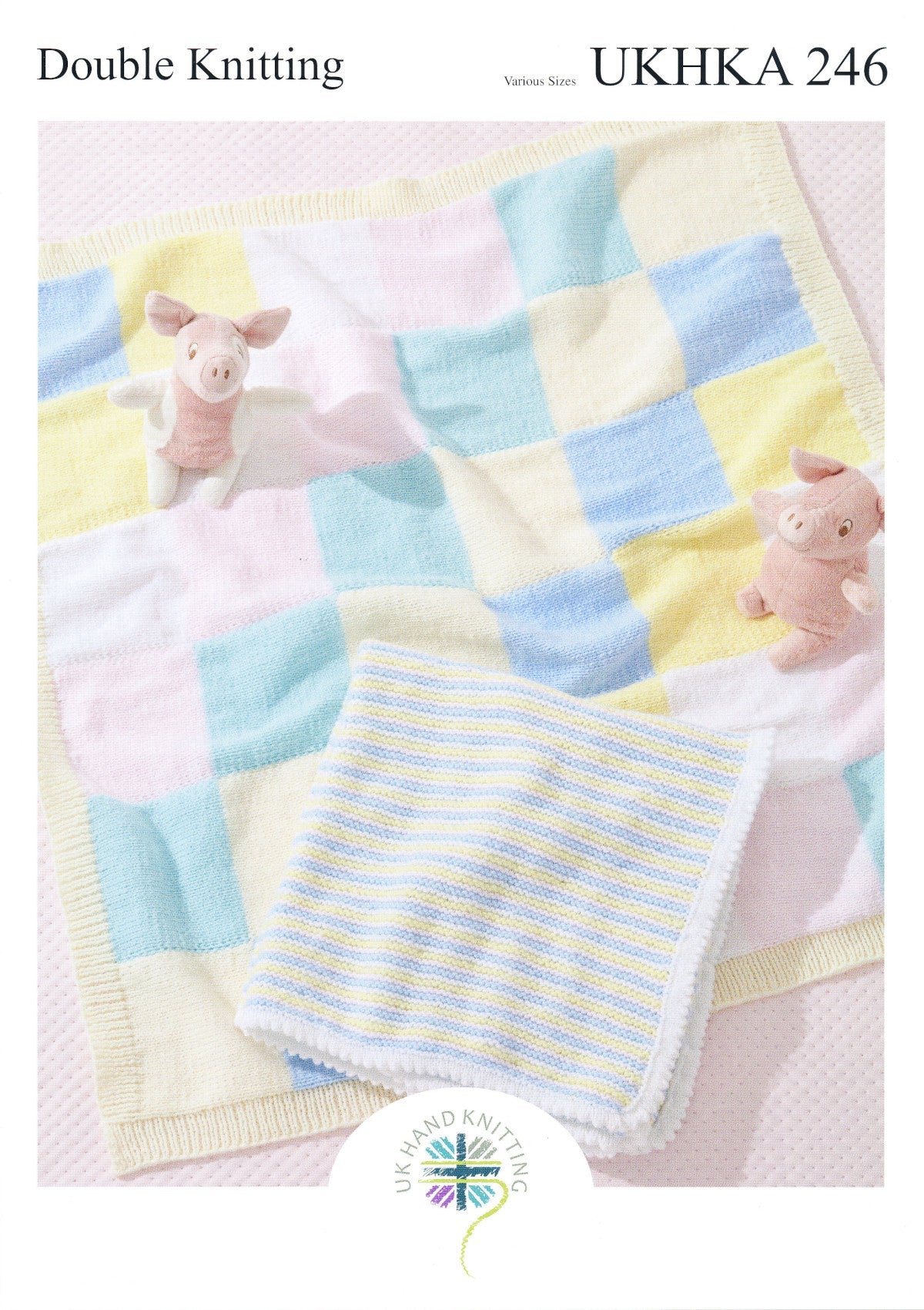 UKHKA Pattern 246 Baby Blankets in DK