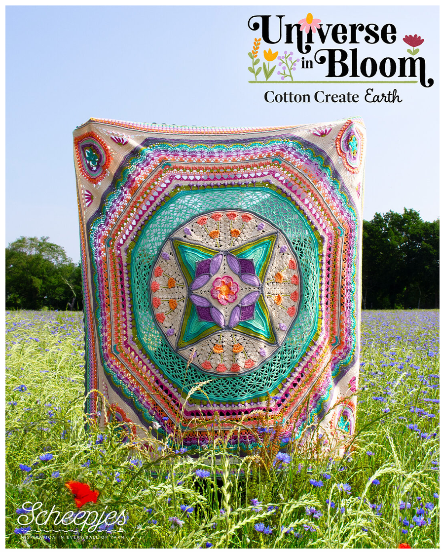 Scheepjes 'Universe in Bloom' CAL 2025 - Cotton Create - Earth