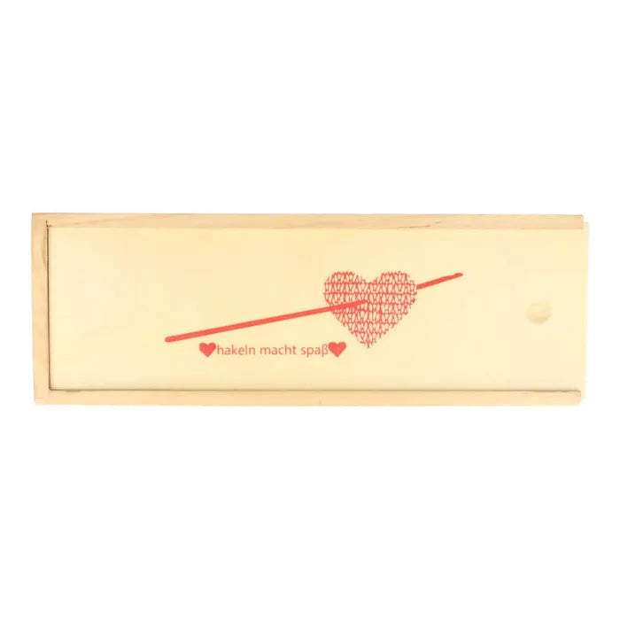 Wooden Crochet Hook Box
