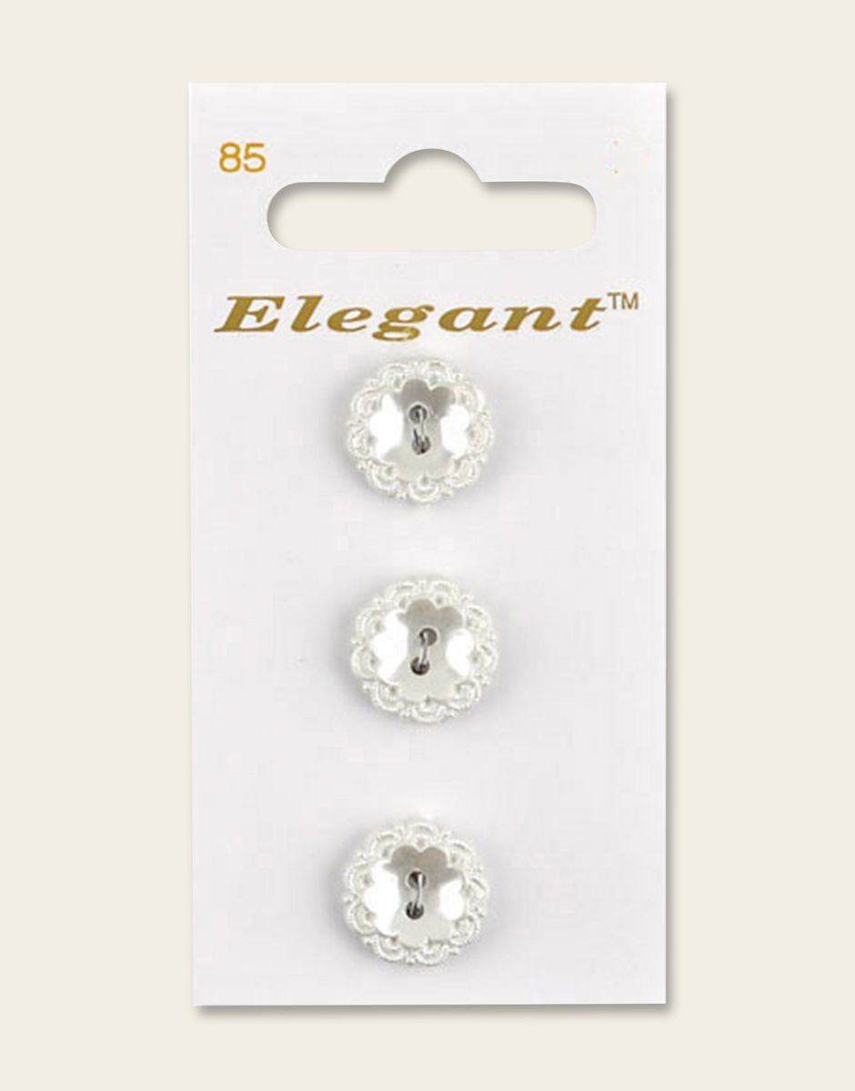 Sirdar Elegant Buttons - 85 - Pearlescent White