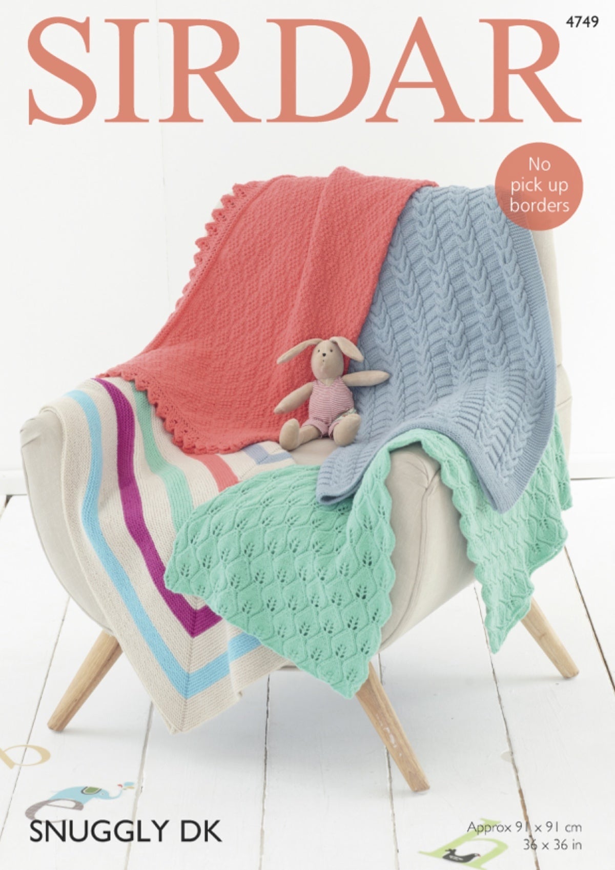 Sirdar 4749 Blankets in Snuggly DK
