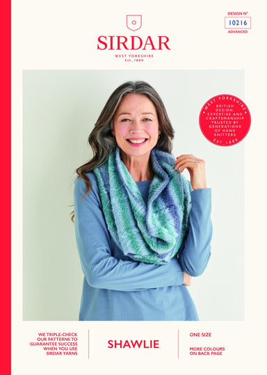 Sirdar 10216 - Shawl in Shawlie