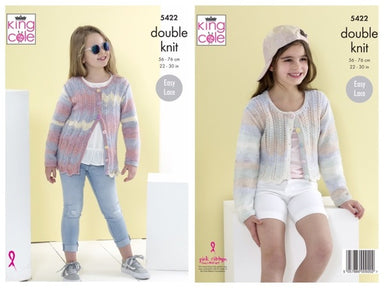 King Cole 5422 Cardigans in Beaches DK