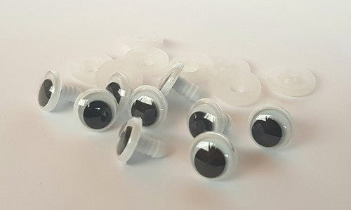 12mm Googly Toy Eyes (Safety Eyes) - 1 Pair
