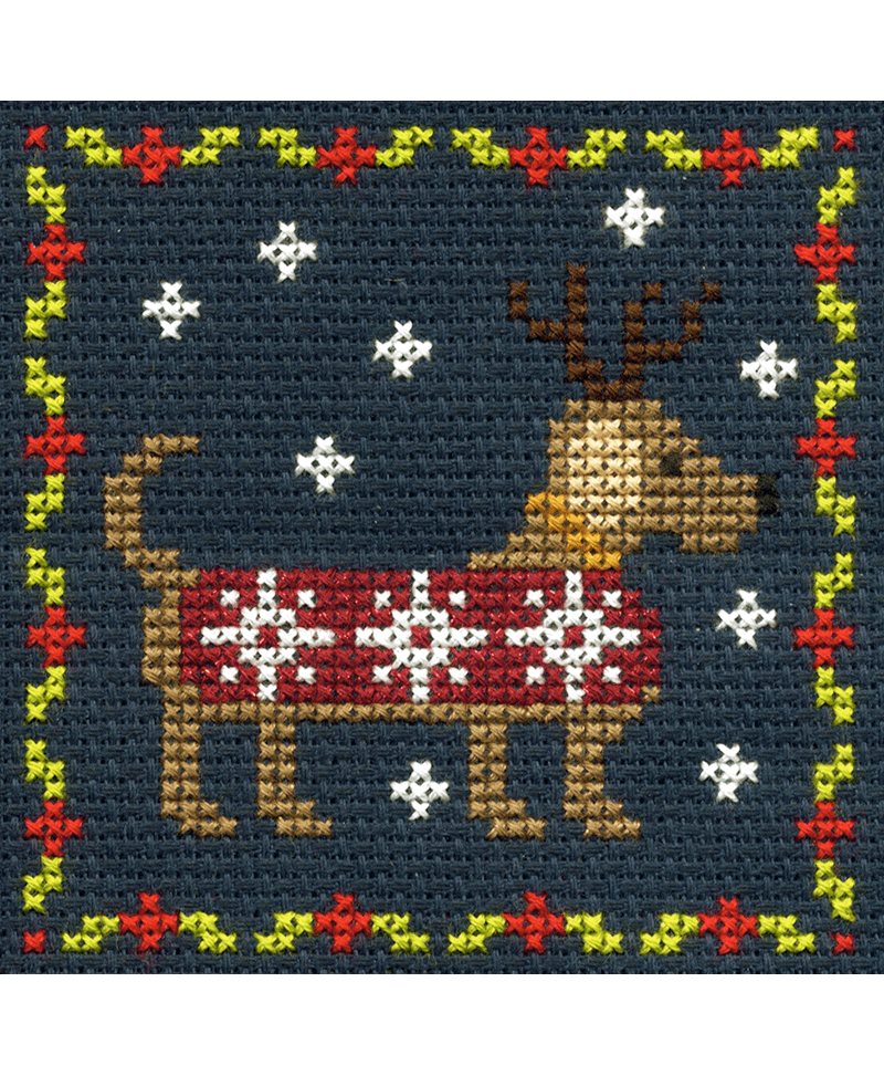 DMC Christmas mini cross-stitch kits
