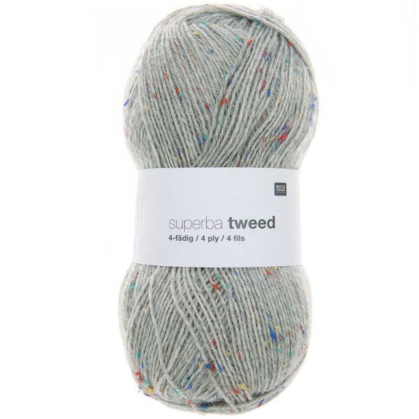 Rico Superba Tweed 4 ply Tweed sock yarn