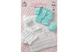 King Cole 3115 Coat, Cardigan, Bonnet, Hat and Pram Cover in Comfort 4 Ply or Comfort DK