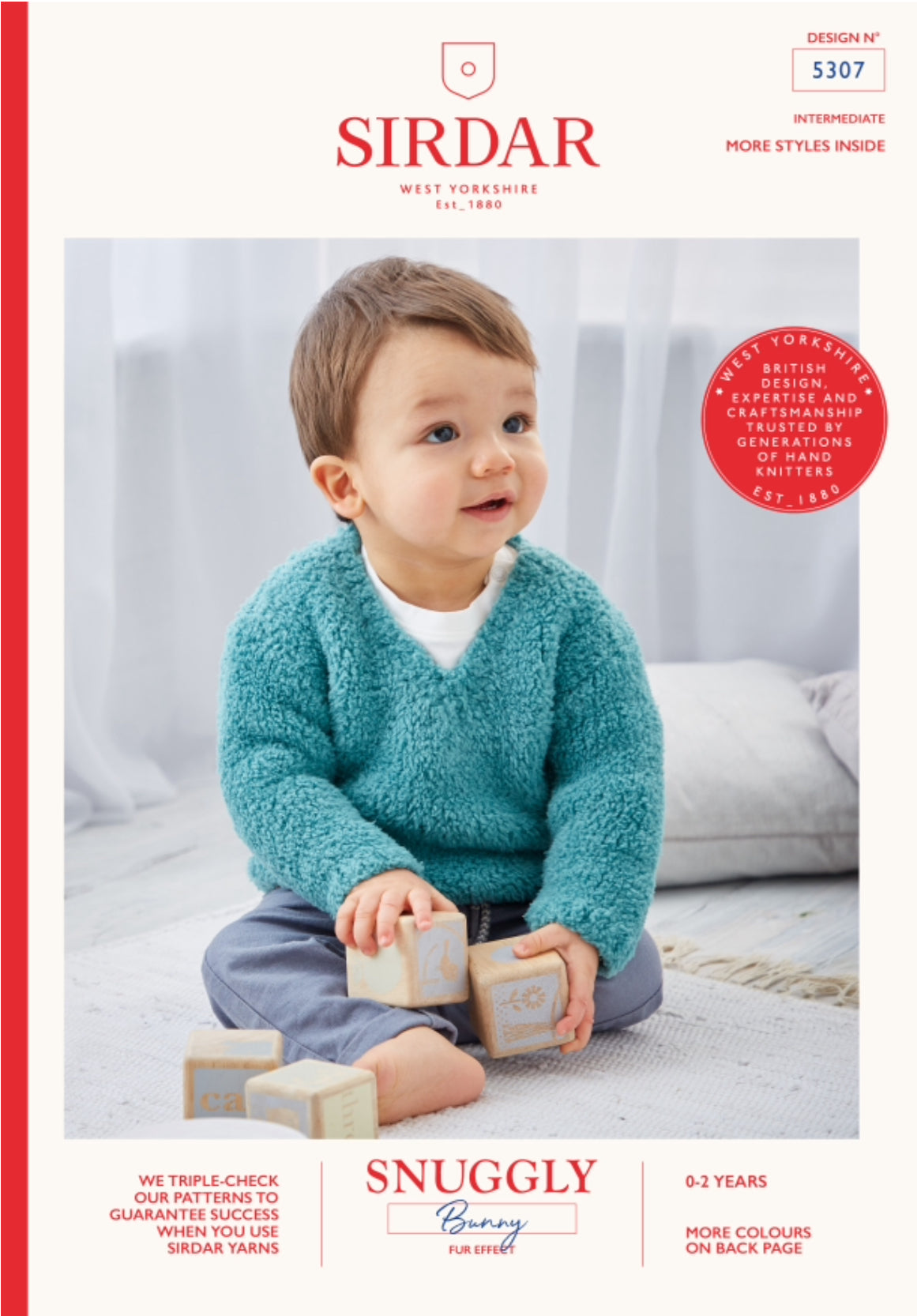 Sirdar 5307 Sweaters in Snuggly Bunny