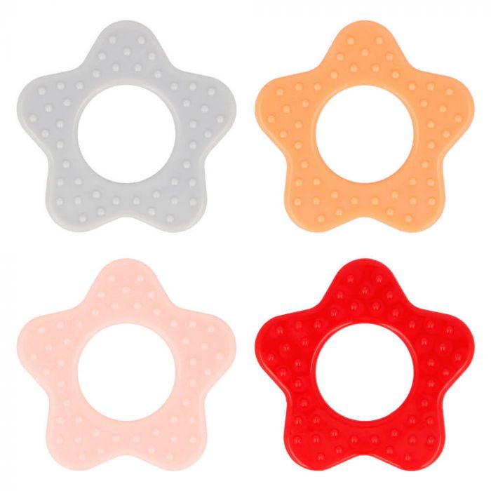 Opry Teething Ring Star with Grips - 65mm