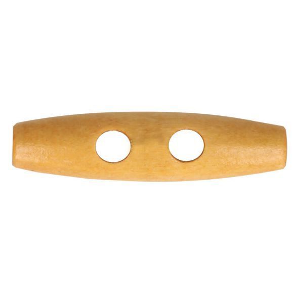 Wooden Toggle: 2-Hole: 25mm