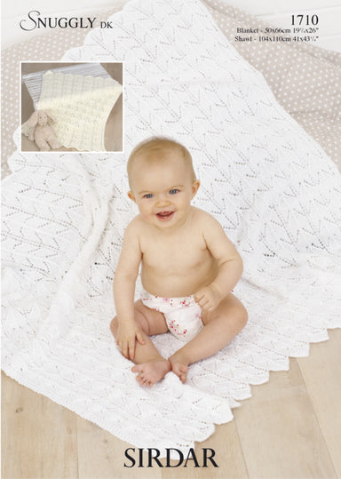 Sirdar 1710 Blanket & Shawl in Snuggly DK