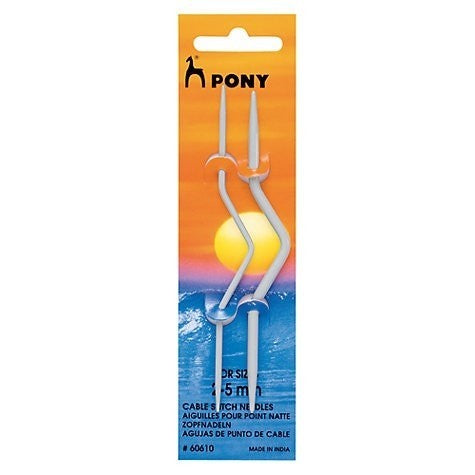 Pony Cable needle - Cranked (set of 2, 2mm-4mm)