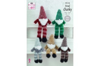 King Cole 9113 Gnomes in Tinsel Chunky