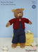 Stylecraft Knitting pattern 9670 Bruno the Bear in DK