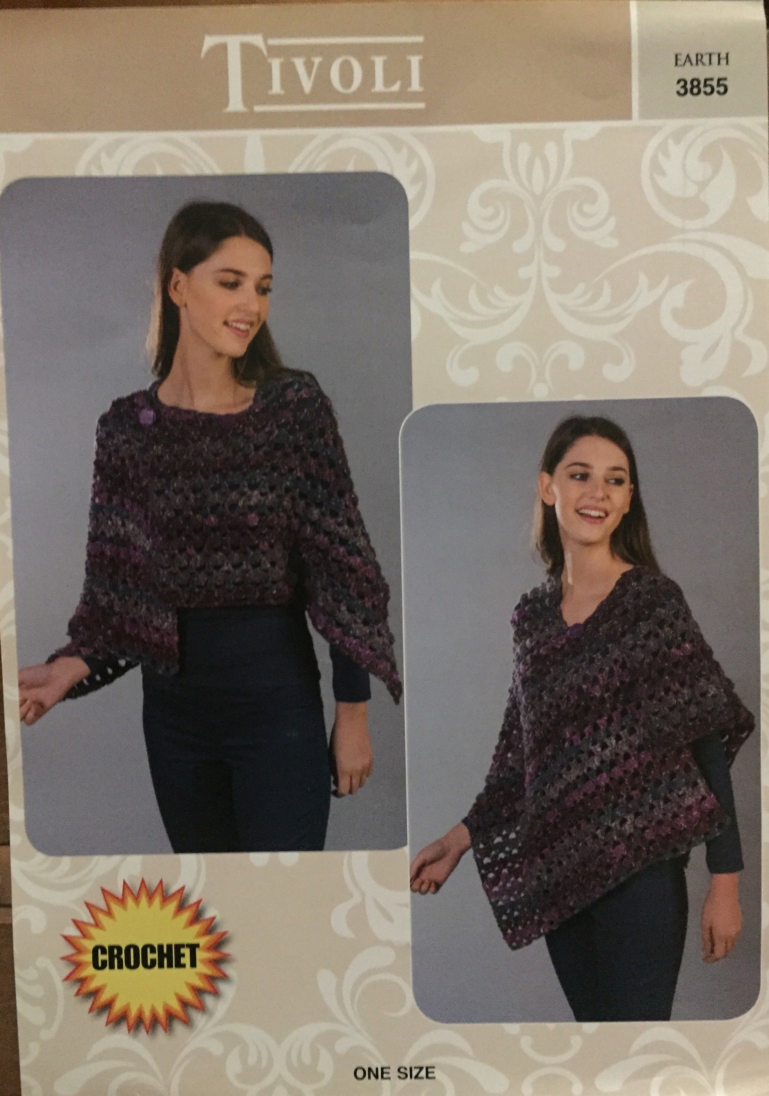 Tivoli Crochet Shawl 3855
