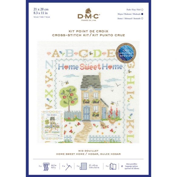 DMC Cross Stitch Kit - Home Sweet Home