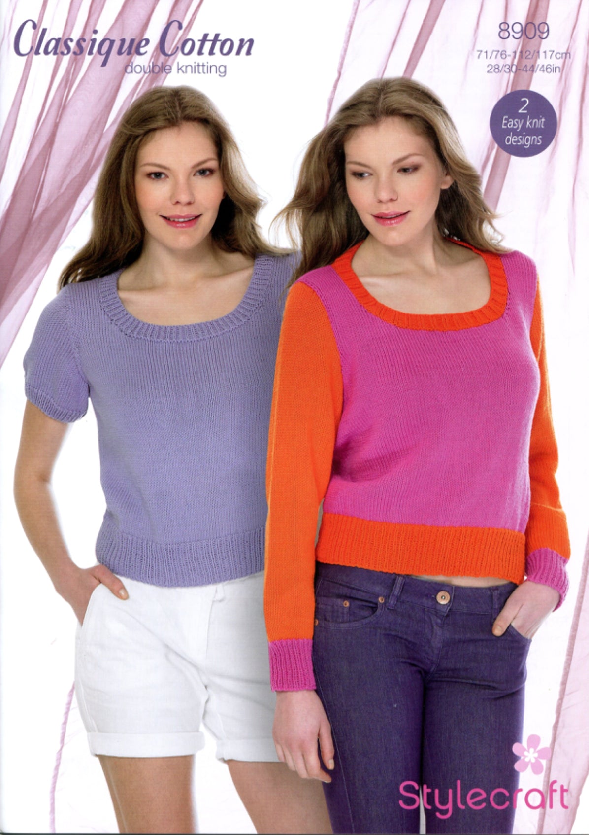 Stylecraft 8909 Classique Cotton Ladies Sweater