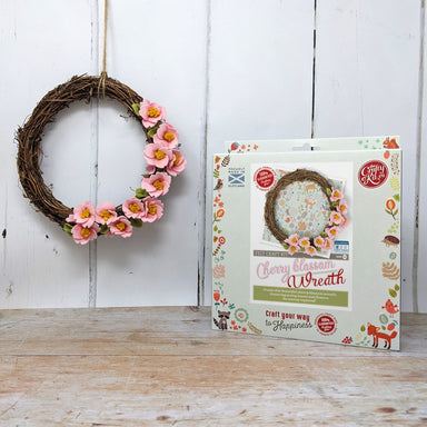 Felt Cherry Blossom Wreath Craft Kit - The Crafty Kit Company