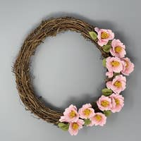 Felt Cherry Blossom Wreath Craft Kit - The Crafty Kit Company