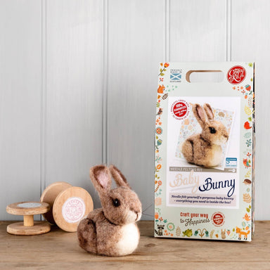 Baby Bunny Needle Felting Kit - The Crafty Kit Company